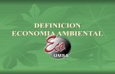 Definición de economía ambiental