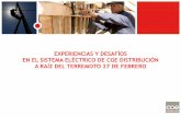 Manuel Crisóstomo "Eficiencia en la recuperación del suministro eléctrico post terremoto"