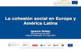 La cohesión social en Europa y América Latina
