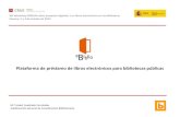eBiblio: plataforma de préstamo de libros electrónicos en bibliotecas públicas