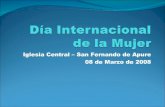 Dia Internacional de la Mujer - Iglesia San Fernando