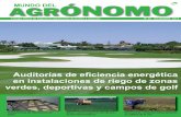 Mundo del Agrónomo nº 20. Artículo "Auditorías de eficiencia energética en instalaciones de riego en zonas verdes, deportivas y campos de golf"