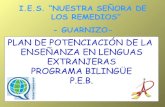 Programa de potenciación del aprendizaje en lenguas extranjeras