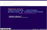 Libro de Algebra lineal Vectores-Rectas-Planos-Rotaciones