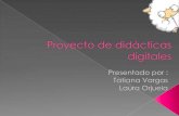 Proyecto de didacticas digitales