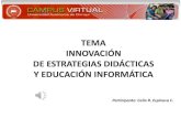 Ppt de clase online  Innovación de Estrategias Didácticas y Educación Informática