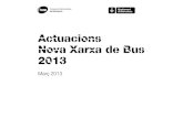 Actuacions nova xarxa de bus 2013