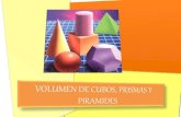 Volumen de cubos, prismas y piramides
