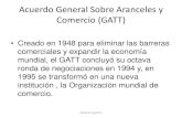 Acuerdo general sobre aranceles y comercio (gatt)