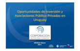 Oportunidades de inversion y asociaciones publico privadas en uruguay   cnd