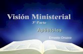 Vision ministerial 3  ministracion armoniosa -apostoles