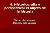 Historiografia y objeto de la historia