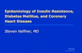 Epidemiología de la Resistencia a la Insulina, Diabetes Mellitus y Enfermedad Coronaria