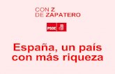 Con Z de Zapatero - España, un país con más riqueza