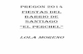 Pregón 2014 de las Fiestas de Santiago - Lola Moreno