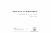 Seminario de Narratividad - TACIE - Susana Felli
