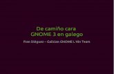 Camiño de GNOME 3 en galego