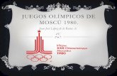 Juegos olímpicos de moscú 1980