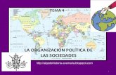 Tema 4 organización politica de las sociedades
