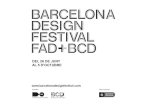 Presentació Barcelona Design Festival 2012