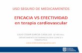 Eficacia vs Efectividad en Terapia Cardiovascular