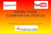 Webs para compartir vídeos