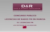 Diez & Romeo analiza el concurso público de licencias FM Murcia