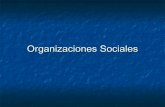 Organizaciones sociales 28 de octubre