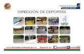 Informe Dirección de Deportes 2012