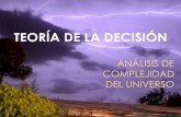 Teoría de la decisión - Análisis de complejidad del universo