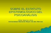 Sobre el estatuto epistemológico del psicoanálisis