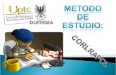 Metodo De Estudio Corlrapcl-UPTC DUITAMA