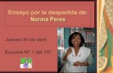 Despedida De Norma Peres