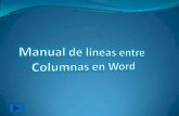 Manual de líneas entre columnas en word