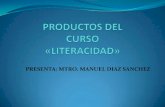 Productos del curso «literacidad manuel diaz sanchez