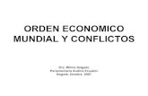 Orden  Economico Mundial Y Conflictos
