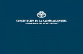ARGENTINA: Contituci³n de la Naci³n Argentina - Publicaci³n del Bicentenario