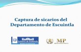 Ministerio Público logra desarticulación de banda de sicarios en Escuintla