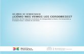Red Ciudadana Nuestra Córdoba: A 30 años de democracia, ¿cómo nos vemos los cordobeses?