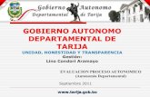 Presentacion Gobernacion Tarija en Balance Autonomias