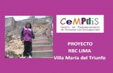Experiencia de rbc en Villa Maria del Triunfo - Lima