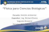 UTPL-FÍSICA PARA CIENCIAS BIOLÓGICAS-II-BIMESTRE-(OCTUBRE 2011-FEBRERO 2012)