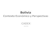 Bolivia  Contexto Económico y Perspectivas