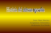 Història del sistema operatiu
