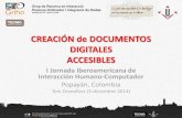 Creación de documentos digitales accesibles