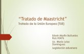 Tratado maastrich o tratado de la UE