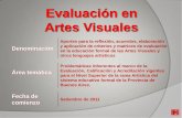 Presentación EVALUACIÓN EN ARTES VISUALES