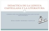 Didactica de la lengua castellana y la literatura