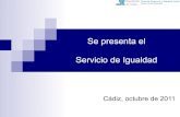 Presentación del servicio 2011