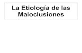 La EtiologíA De Las Maloclusiones(Copiaestudiantes)